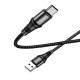 Кабель HOCO X50 Excellent charging data for Type-C 3A/1m. Black mag-6931474734235138107