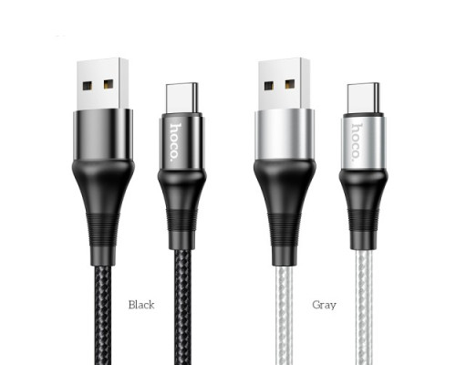 Кабель HOCO X50 Excellent charging data for Type-C 3A/1m. Black mag-6931474734235138107