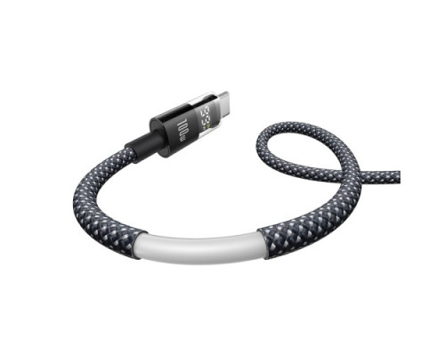 USB кабель Baseus Display 2 Fast Charging Data Cable USB to Type-C 100W 1m Black P10382701121-00 mag-6932172682149135360