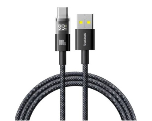 USB кабель Baseus Display 2 Fast Charging Data Cable USB to Type-C 100W 1m Black P10382701121-00 mag-6932172682149135360