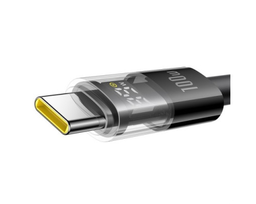 USB кабель Baseus Display 2 Fast Charging Data Cable USB to Type-C 100W 1m Black P10382701121-00 mag-6932172682149135360
