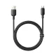 USB кабель Baseus Silky Series USB to Type-C 3A 2m Black P10377703113-03 mag-6932172692599152051