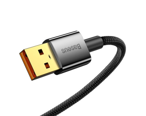 USB кабель Baseus Explorer Series Auto Power-Off USB to Type-C 100W 1m Black CATS000201 mag-693217260570455958