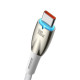 USB кабель Baseus Glimmer Series Fast Charging Data Cable USB to Type-C 100W 1m White CADH000402 mag-693217261798161288