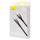 USB кабель Baseus Glimmer Series Fast Charging Data Cable USB to Type-C 100W 2m Black CADH000501 mag-6932172617998128883