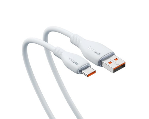 USB кабель Baseus Pudding Series Fast Charging Cable USB to Type-C 100W 2m White P10355703221-01 mag-693217263409455988