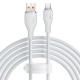 USB кабель Baseus Pudding Series Fast Charging Cable USB to Type-C 100W 2m White P10355703221-01 mag-693217263409455988