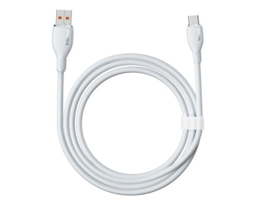 USB кабель Baseus Pudding Series Fast Charging Cable USB to Type-C 100W 2m White P10355703221-01 mag-693217263409455988