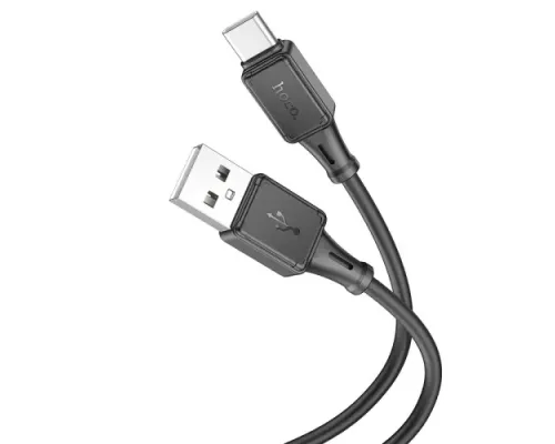 Кабель HOCO X101 Assistant silicone charging data cable Type-C 1m. Black mag-6942007604079154062