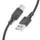 Кабель HOCO X101 Assistant silicone charging data cable Type-C 1m. Black mag-6942007604079154062