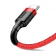 USB кабель Baseus Cafule for Type-C 2A/2m Red CATKLF-C09 mag-6953156278226152094