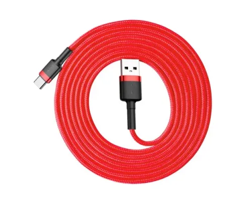 USB кабель Baseus Cafule for Type-C 2A/2m Red CATKLF-C09 mag-6953156278226152094