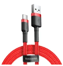 USB кабель Baseus Cafule for Type-C 2A/2m Red CATKLF-C09 mag-6953156278226152094