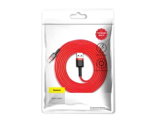 USB кабель Baseus Cafule for Type-C 2A/2m Red CATKLF-C09 mag-6953156278226152094