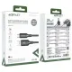 USB кабель ACEFAST C17-04 USB to Type-C silicone charging data cable 3A 1,2m Black mag-6974316284178153306