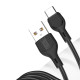 Кабель XO NB200 USB cable for Type-c 2.1A/1M Чорний mag-6920680878048132529