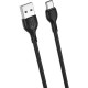 Кабель XO NB200 USB cable for Type-c 2.1A/1M Чорний mag-6920680878048132529