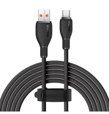USB кабель Baseus Pudding Series Fast Charging Cable USB to Type-C 100W 2m Black P10355703111-01 mag-693217263410061292