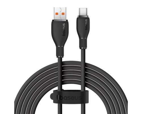 USB кабель Baseus Pudding Series Fast Charging Cable USB to Type-C 100W 2m Black P10355703111-01 mag-693217263410061292