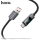 Кабель HOCO X112 Favor charging data cable with display Type-C 5A/1m black mag-6942007645560144062
