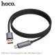 Кабель HOCO X112 Favor charging data cable with display Type-C 5A/1m black mag-6942007645560144062