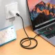 Кабель HOCO X122 Benefit silicone charging data cable Type-C 3A/1m. White mag-6942007662239153872
