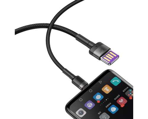 USB кабель Baseus Cafule HW Quick Charging for Type-C 40W/5A/1m. Gray Black CATKLF-PG1 mag-6953156293564132579