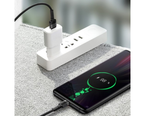 USB кабель Baseus Cafule HW Quick Charging for Type-C 40W/5A/1m. Gray Black CATKLF-PG1 mag-6953156293564132579