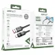 USB Кабель ACEFAST C15-04 USB to Type-C digital display braided charging data cable 1.2m Black mag-6974316283737153796