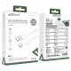 USB кабель ACEFAST C18-04 USB to Type-C braid charging data cable 3A 1,2m White mag-6974316284260153833