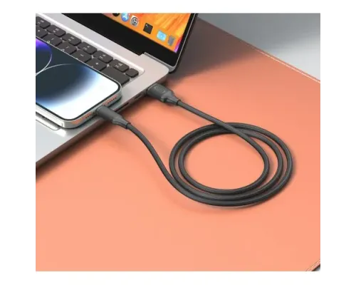 Кабель XO NB265 Minimalist Series Type-C Data Cable 1m Чорний mag-6920680854929147294