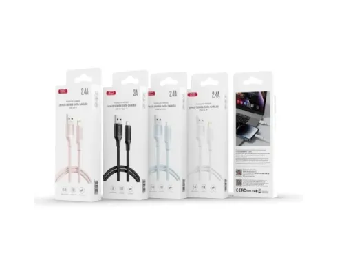 Кабель XO NB265 Minimalist Series Type-C Data Cable 1m Чорний mag-6920680854929147294