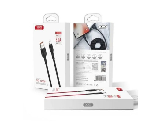 Кабель XO NB55 Huawei 5A Fast Charge USB Cable Type-c 1m Чорний mag-692068089975357308