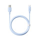 USB кабель Baseus Silky Series USB to Type-C 100W 1m Blue P10377703313-00 mag-6932172668914107254