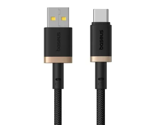 USB кабель Baseus Dura Series USB to Type-C 60W 1m Black-gold P10377802U01-00 mag-6932172669935145724