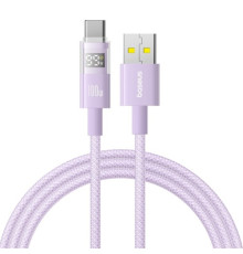 USB кабель Baseus Display 2 Fast Charging Data Cable USB to Type-C 100W 1m Purple P10382701511-00 mag-6932172682217135362