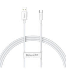 USB кабель Baseus Superior Series (SUPERVOOC) USB to Type-C 65W 1m White CAYS000902 mag-6932172612894132560