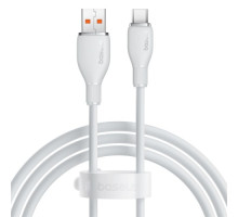 USB кабель Baseus Pudding Series Fast Charging Cable USB to Type-C 100W 1.2m White P10355703221-00 mag-6932172634056142737
