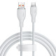 USB кабель Baseus Pudding Series Fast Charging Cable USB to Type-C 100W 1.2m White P10355703221-00 mag-6932172634056142737