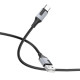 Кабель BOROFONE BX101 Creator charging data cable Type-C 3A/1m чорний mag-6941991108273137609