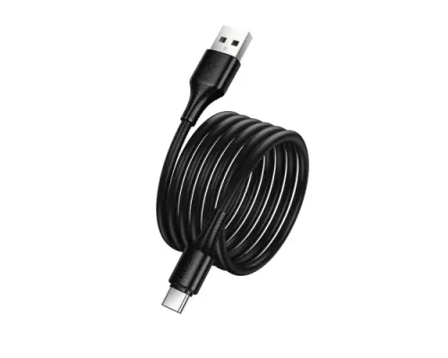 Кабель HOCO X120 Beneficio charging data cable Type-C Black mag-6942007658904154064