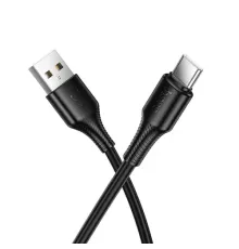 Кабель HOCO X120 Beneficio charging data cable Type-C Black mag-6942007658904154064