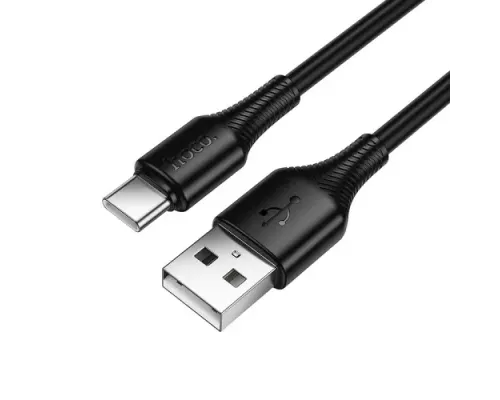 Кабель HOCO X120 Beneficio charging data cable Type-C Black mag-6942007658904154064