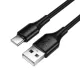Кабель HOCO X120 Beneficio charging data cable Type-C Black mag-6942007658904154064