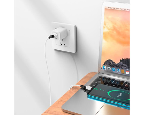 Кабель BOROFONE BX79 silicone charging for Type-C 3A/1m білий mag-6974443384796138240