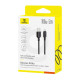 USB кабель Baseus Silky Series USB to Type-C 100W 2m Black P10377703113-01 mag-6932172668754107241