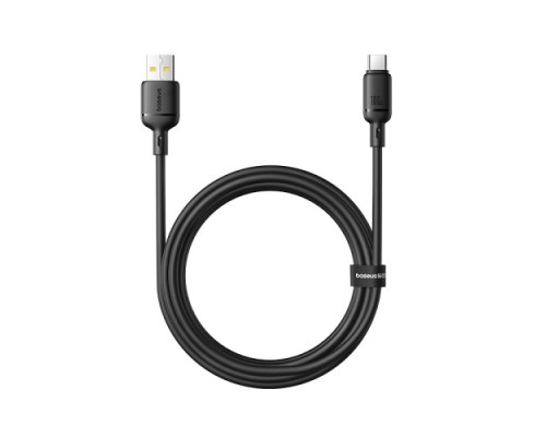 USB кабель Baseus Silky Series USB to Type-C 100W 2m Black P10377703113-01 mag-6932172668754107241
