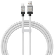 USB кабель Baseus CoolPlay Series Fast Charging Cable USB to Type-C 100W 1m White CAKW000602 mag-6932172626815130544