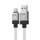 USB кабель Baseus CoolPlay Series Fast Charging Cable USB to Type-C 100W 1m White CAKW000602 mag-6932172626815130544