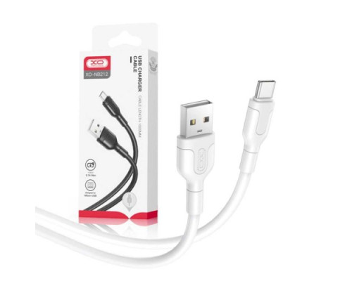 Кабель XO NB212 2.1A/1m for Type-c Білий mag-6920680827756140316